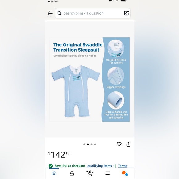 Baby Merlin’s Magic Sleepsuit - Picture 3 of 3